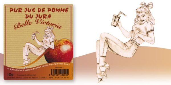 maquette étiquette jus de pomme
