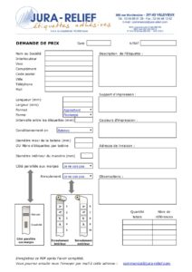 Téléchargement demande de prix